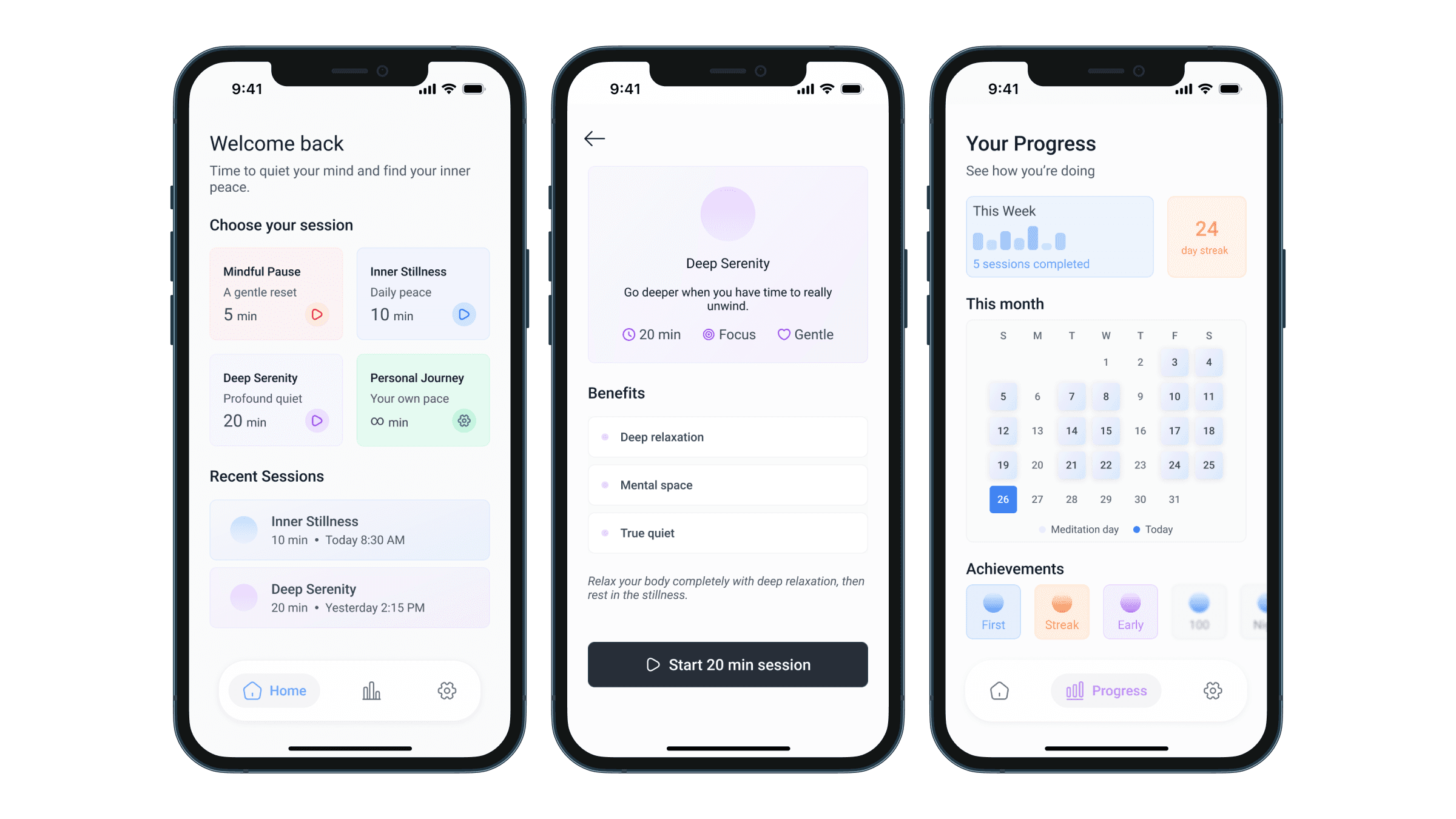 Quiet, Meditation App